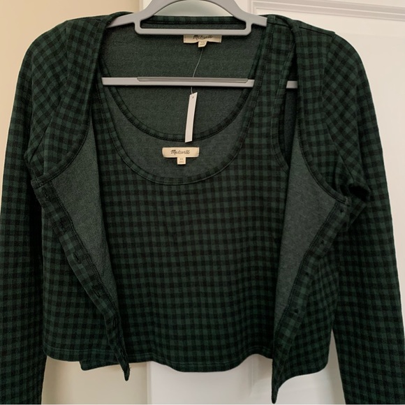 NWT Pepper Cropped Cardigan and Tank Top - Picture 4 of 7